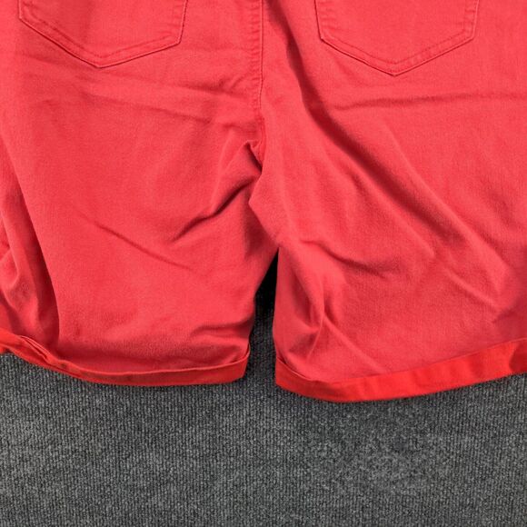 D. Jeans Womens Jean Shorts Red Size 22W 5 Pocket Cotton Blend - Picture 9 of 11